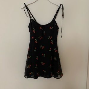 For Love and Lemons cherry mini dress